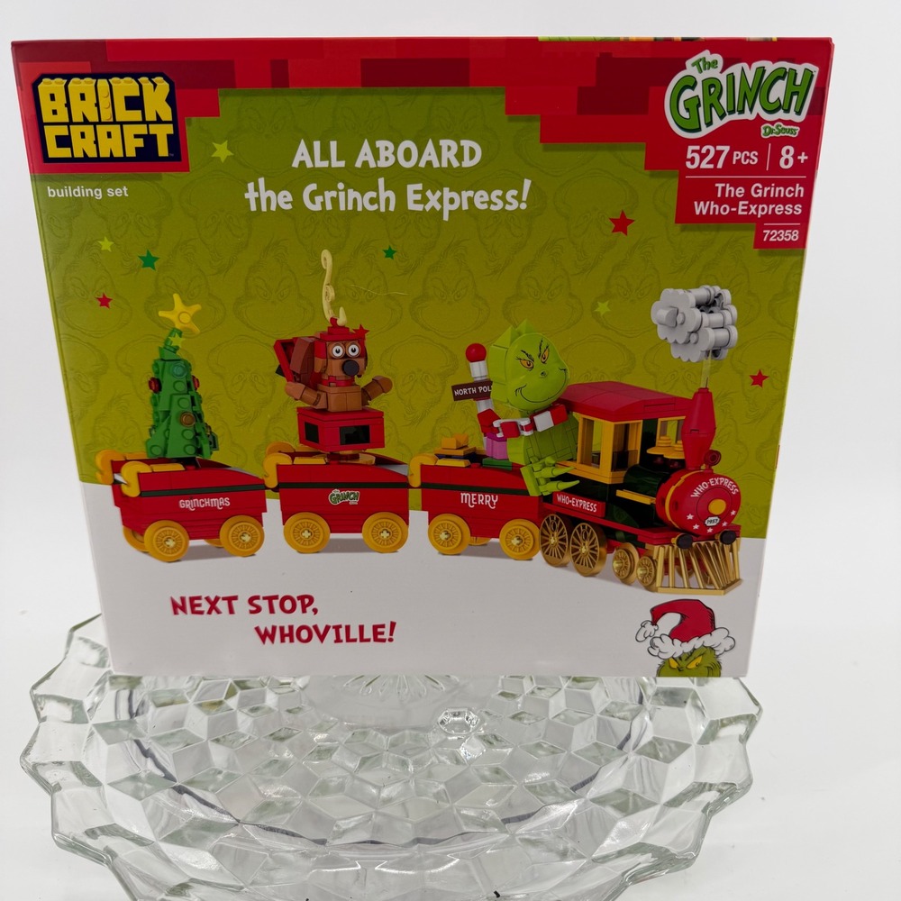 Brick Craft The Grinch Express Building Set 527‎ Pieces Ages 8 Plus Dr Seuss